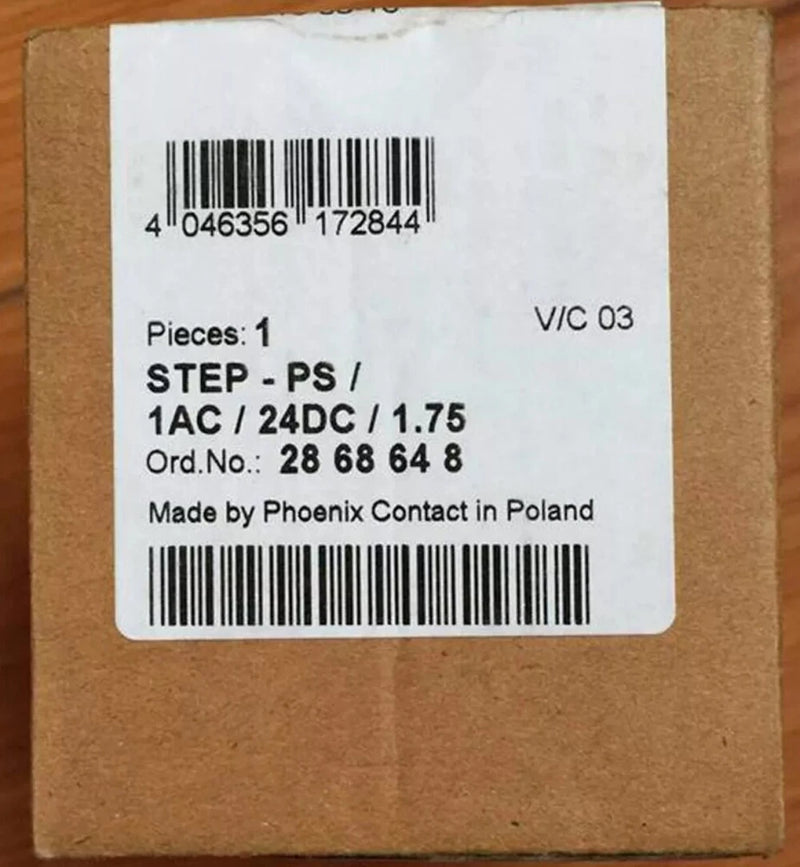 Phoenix Contact switching power supply STEP-PS/ 1AC/24DC/1.75 2868648