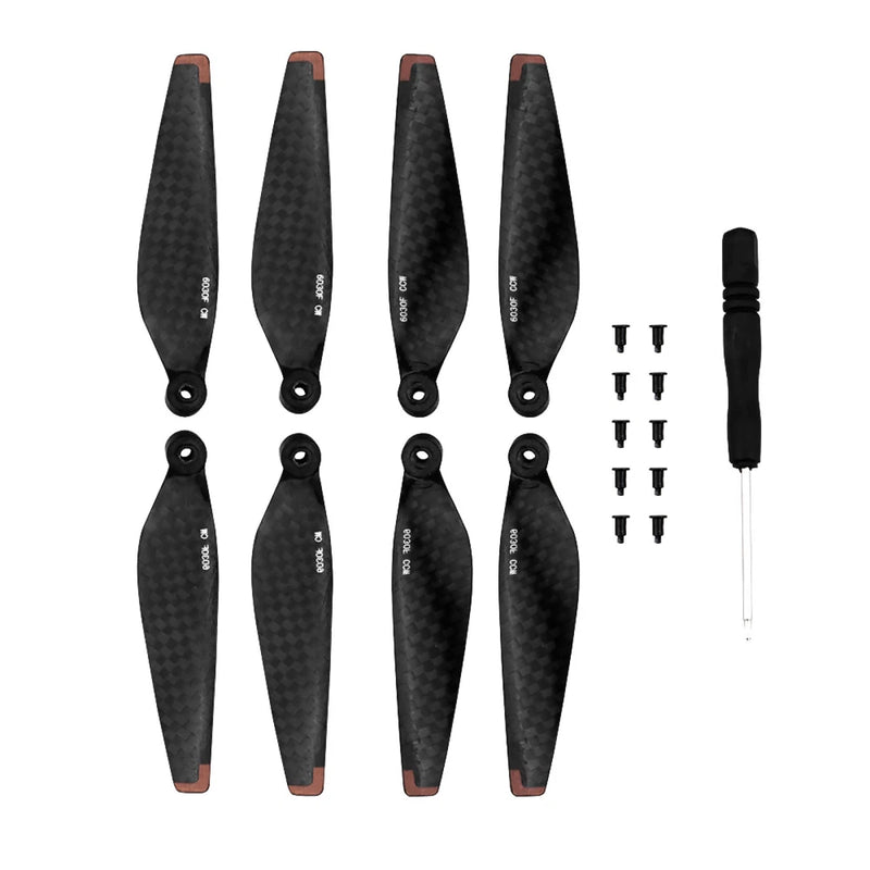8Pcs Carbon Fiber Propellers Blades Low-Noise Wings Props for DJI Mini 3 Drone