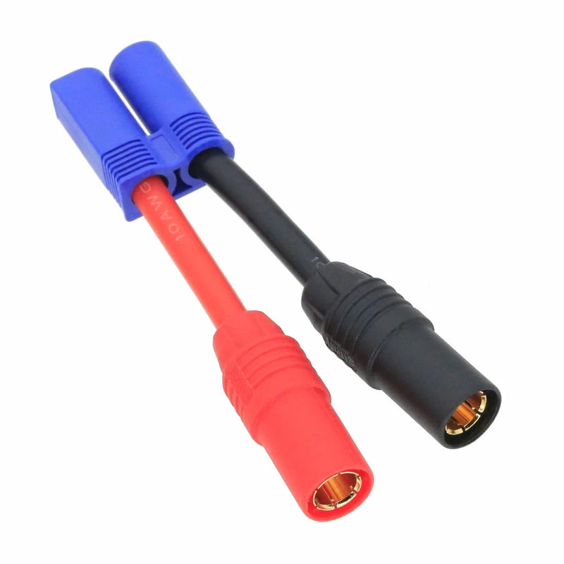 ESC AS150 7mm Female to EC5 male Adapter 5CM 10awg Wire for Lipo Battery