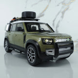 Land Rover Defender 110 1:24 (1:22) Scale Diecast Model 4x4 SUV Toy Green Gift