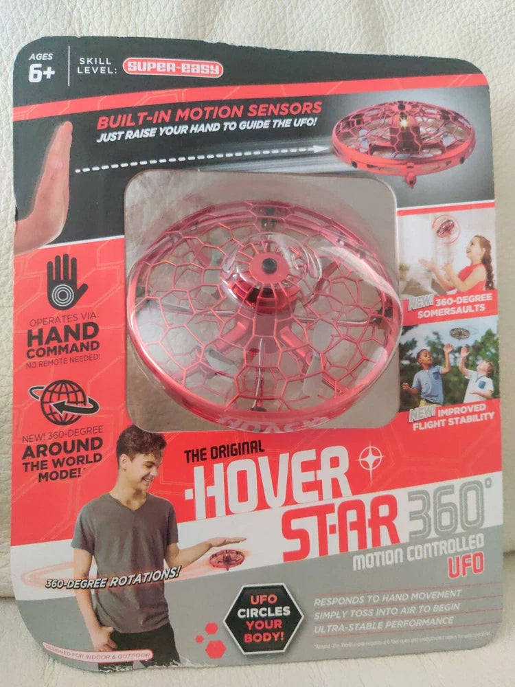 NEW Hover Star 360 Motion Controlled UFO RED USB kids toy super easy 6+ drone