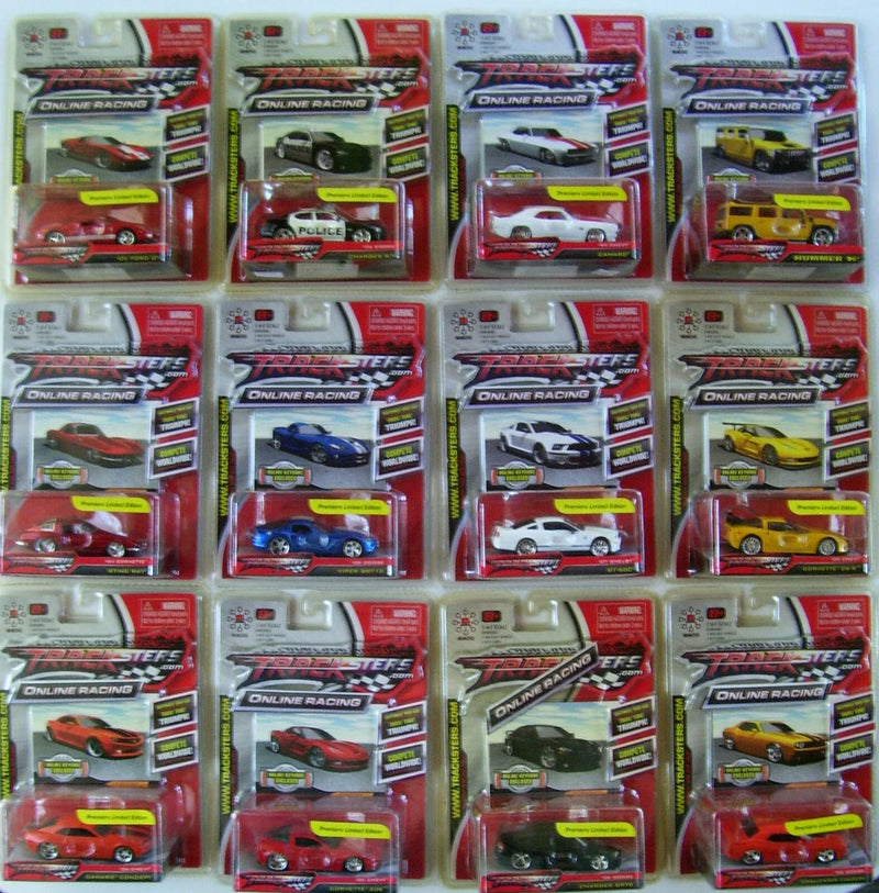 10 Vox 1:64 Tracksters Diecast Metal Cars Asstd Models New In Pack, Your Choice