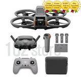 DJI Avata 2 Fly Combo drone set with gray controller and goggles