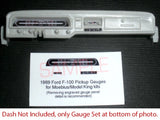 1967 1968 1969 1970 1971 1972 FORD F-100 GAUGE FACES for 1/25 MOEBIUS kits¡ªREAD
