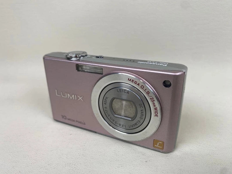 Panasonic LUMIX FX35 Pink Compact Digital Camera Tested with Box