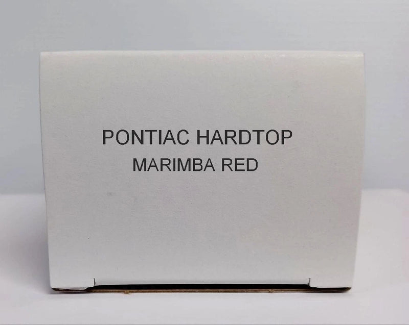 1963 Pontiac Bonneville Hardtop Marimba Red Promo Model Box Replica NO CAR