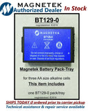 Magnetek BT129-0 battery pack tray for three AA alkaline cells