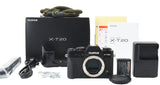 [Top MINT] Fujifilm Fuji X-T20 Black 24.3MP Digital Camera w/Box,Case From JAPAN