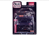 2021 DODGE CHARGER SRT HELLCAT BLACK 1/64 DIECAST MODEL BY AUTO WORLD CP8085