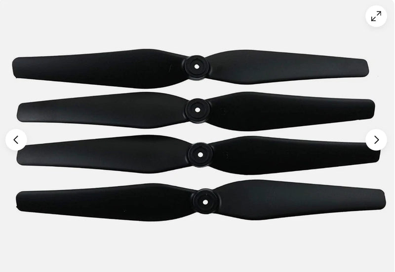 20 Sets of Propeller Blades for Promark VR, Warrior, P-70 Drones Black