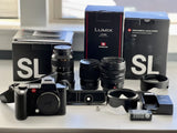 Leica SL2-S with lenses 24-70mm F/2.8 ASPH. Lens 10886 16-35mm S-PRO 85mm f1.8 S