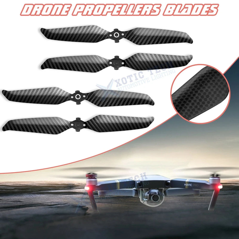 8331 Set RC Drone Wing Propeller Noise-Reduction Foldable For DJI Mavic Platinum