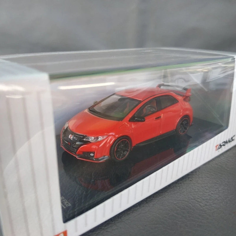 Honda Civic 2016 Type R FK2 Car Model Diecast Collection tarmac works red