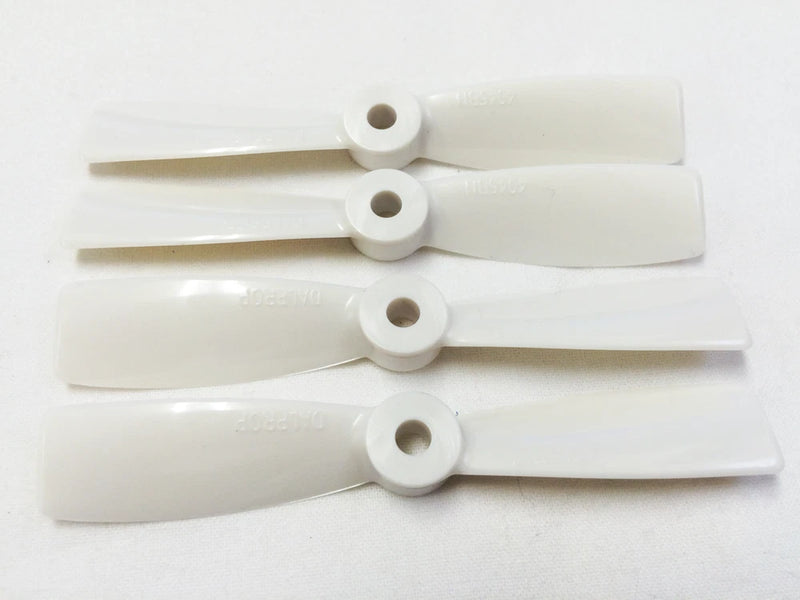 NEW DALPROP Bullnose Two Blade White Propeller [4pcs] : 150+ Mini Drone