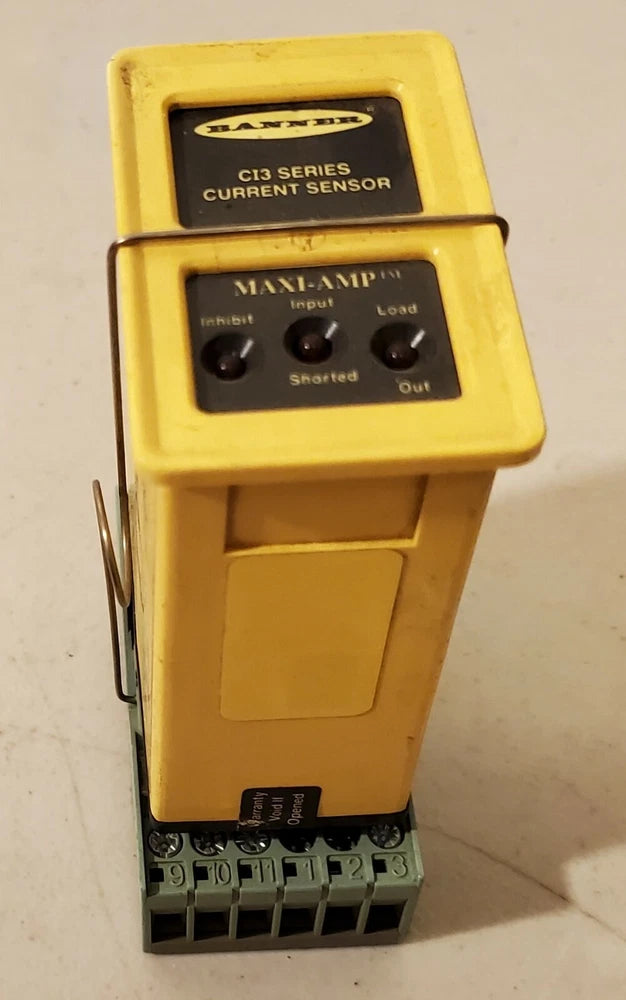 (1) Banner - C13RC Series, Maxi-Amp - Current Sensor / Amplifier, With Base-READ Converter