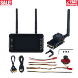 5.8G 2000mW Wireless Video Transmission System FPV TX RX with DVR 1200TVL Camera