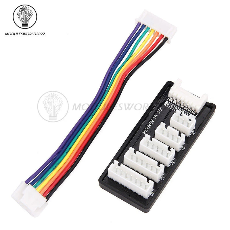 2S-6S Balance Charger Expansion JST XH Adapter Board RC Lipo Battery Charging