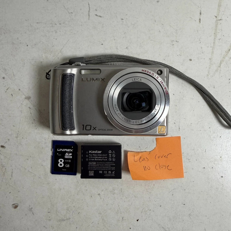 Panasonic Lumix DMC-TZ5 Silver 10x Optical Zoom 3" LCD Compact Digital Camera