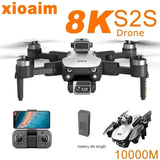 DRONE S2S 8K 5G GPS HD QUADCOPTER DUAL CAMERA 10000M TELECAMERA