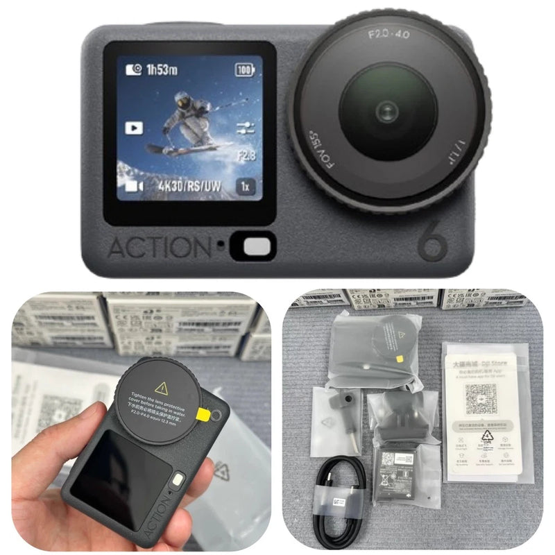 DJI Osmo Action 6 Standard Combo | First Action Camera with Variable Aperture