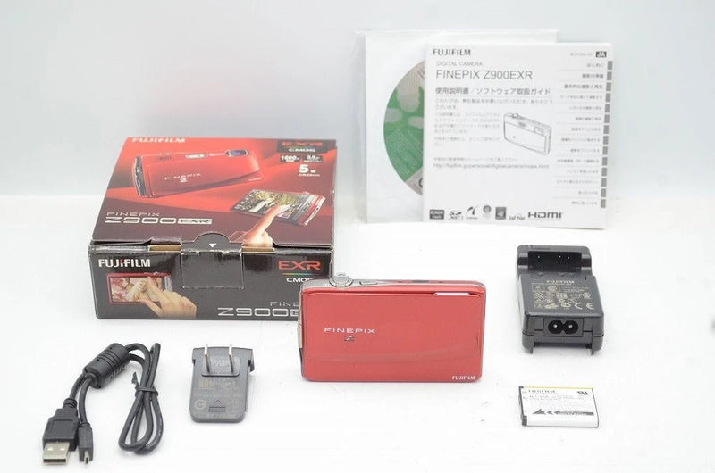 FUJIFILM FinePix Z900EXR Compact Digital Camera Red Excellent Condition