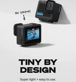GoPro HERO Action Tiny Camera CHDHF-131-AT - Black NEW Open Box, Never used