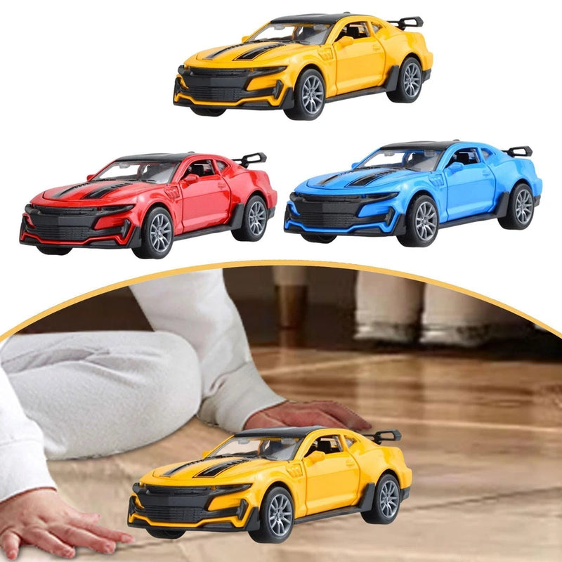 1:36 Diecast Model Car Ornament Collectible Small 4 Opening Doors Display Model