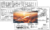Aquila Sailplane 99" WS RC Plane R/C Airplane Plans & Templates PRINTED
