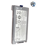 Panasonic Toughbook long life battery pack with label, silver case and blue latch