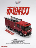 MASDI 1:64 Urban main battle fire truck Diecast Model Car