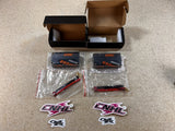 2 PACK CNHL 2s Shorty Lipo Battery 4900mAh 7.4V 120C 5mm Bullet to Deans Plug Battery