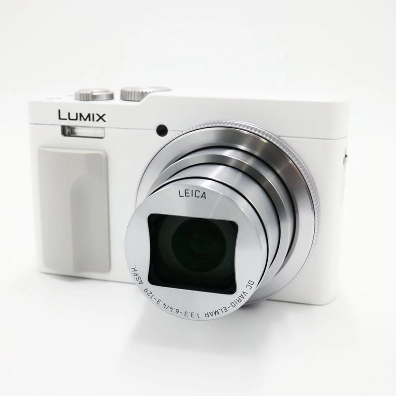 Panasonic LUMIX TZ99 DC-TZ99-W White Compact Camera Tested Working From Japan