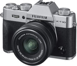 Fujifilm Mirrorless SLR Camera X-T30XC Lens Kit Silver X-T30LK-1545-S