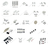 For 1/24 Losi Micro-B WLtoys 244016 RC car Aluminum Metal Upgraded Parts Silver