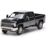 Smallcar 1/64 Scale Chevrolet Silverado Pickup Black Diecast car Model Toy Gift