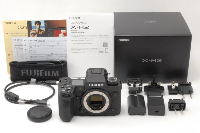 SC1105[Almost Unused] Fujifilm X-H2 Black 40.0MP Mirrorless Digital Camera JAPAN
