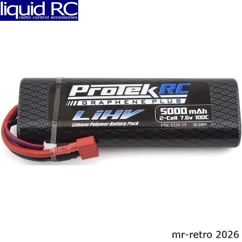 ProTek 512919 2s 100c Si-Graphene Hv LiPo Stick Pack Tcs Battery (7.6v / 5000m Battery