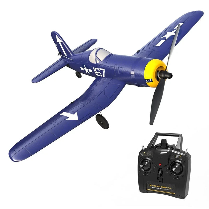 VOLANTEXRC F4U Corsair 4CH Warbird Airplane with X-Pilot Stabilizer One-key (RTF