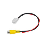 4Pin Male Connector Radio Back-Up Reverse Camera RCA Input Plugs Cable Adapter