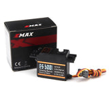 4pcs EMAX ES3001 Mini Digital Servo For RC Helicopter&Boat& Car Toys Black