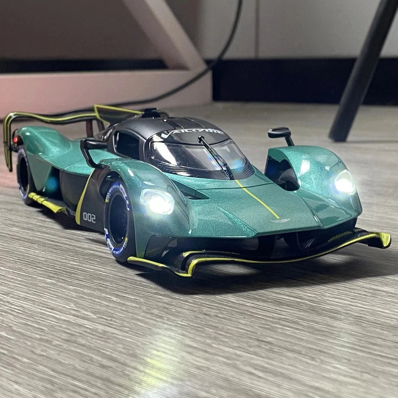 1:24 Aston Martin Valkyrie AMR PRO Supercar Alloy Diecast Model Car Kid Toy