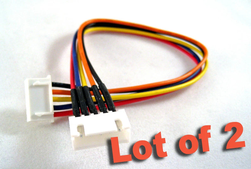 2pcs JST-XH 4S Balance Charger Extension 20cm for 4-Cell Lithium Polymer Lipo G2