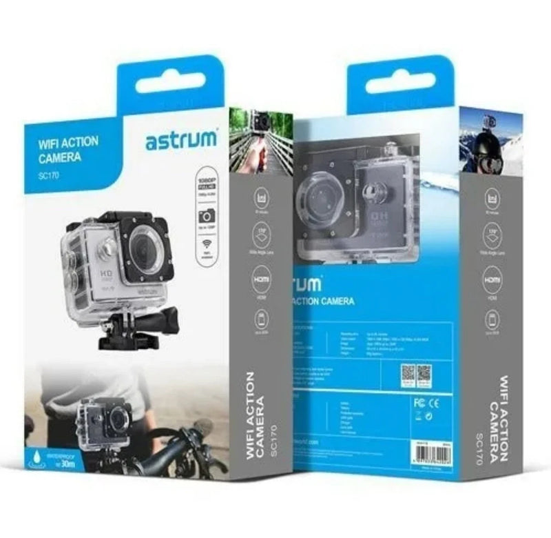 Astrum Sports Action Camera SC170 Waterproof, Wifi, High Definition