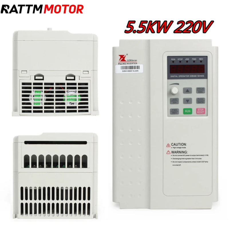 5.5kw 220V Variable Frequency Converter VFD Spindle Motor Speed Control Inverter