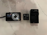 Panasonic LUMIX DMC-FS15 12.1MP Digital Camera - Black w/ Battery and Charger