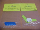 KBDD 40MM TAIL ROTOR BLADE SET = GREEN/BLUE: FITS MOST 200-250 SIZE HELICOPTER Propeller