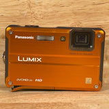 Panasonic Lumix DMC-TS2 Digital Camera 14 MP 2.7" LCD 4x Optical Zoom - Orange
