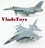 KF-16C fighter jet model in light gray with wingtip and cockpit details, angled views