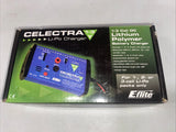 Celectra 1-3 cell DC Li-Po battery charger box with E-flite branding