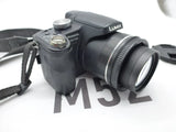 Panasonic LUMIX DMC-FZ28 compact digital camera with zoom lens and strap